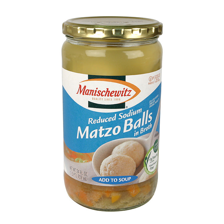 Reduced Sodium Matzo Balls in Broth - 680g (Add to Soup) | Healthful Indulgence with Dietary Benefits