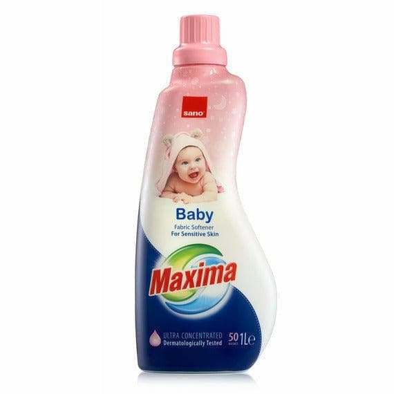 Sano Maxima Baby Fresh Fabric Softener - 1 Liter | Gentle Care for Sensitive Skin