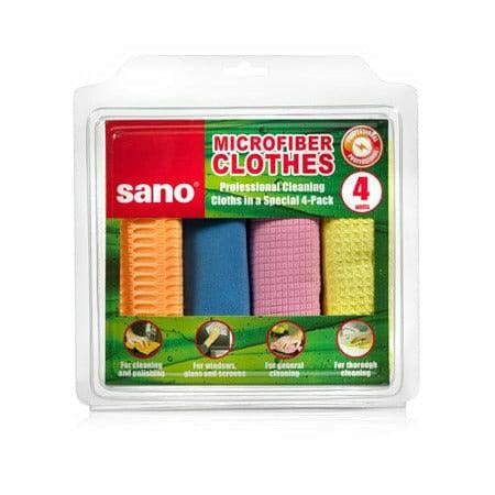Sano Microfiber Magic Rag 4-Pack: Spotless Cleaning Solution
