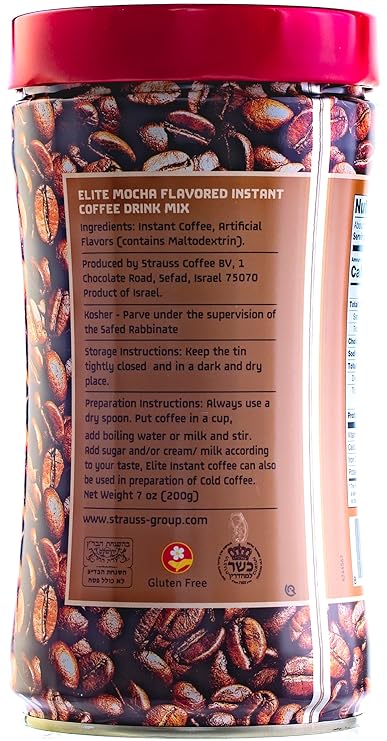 Café Instantané Elite Mocha 200g - Mélange Riche pour le Café