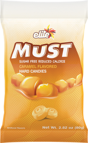 Elite Must Caramel Candy - Sugar Free