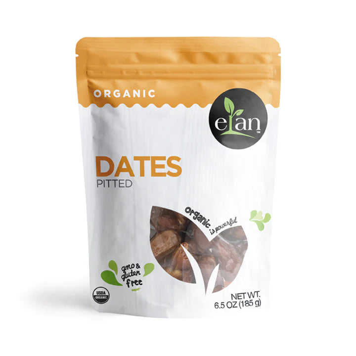 Elan Organic Dried Pitted Dates - Gluten free - Non GMO