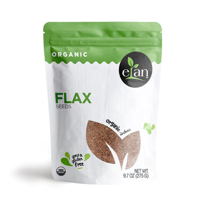 Elan Organic Flax Seeds - Nutrient-Packed Powerhouse for Your Pantry