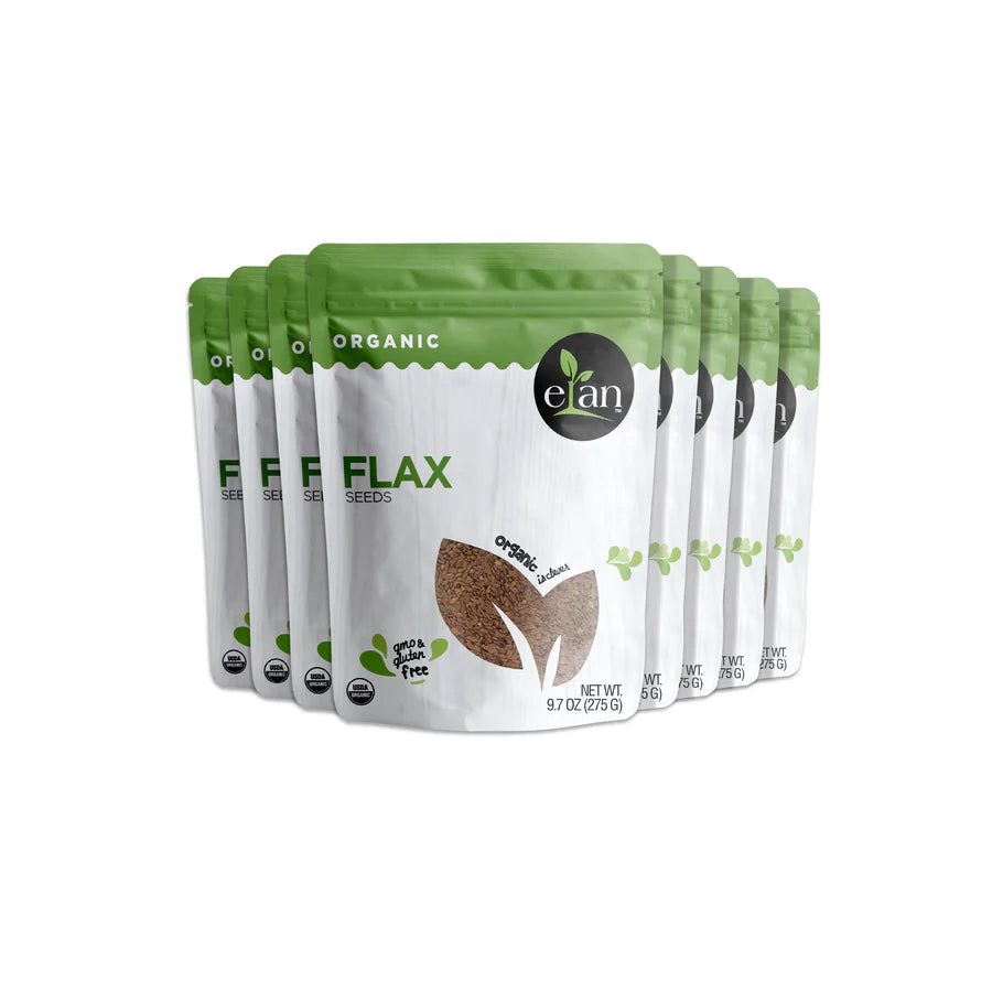 Elan Organic Flax Seeds - Gluten free - Non GMO