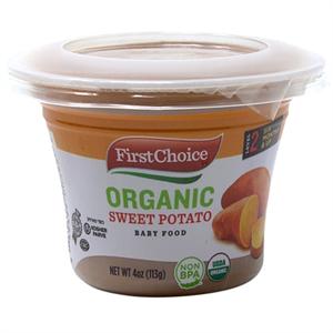First Choice Organic Sweet Potato Baby Food 113 g - Nutrient-Rich Delight