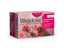 Load image into Gallery viewer, Wissotzky, Herbal Tea, Pomegranate Flavored 20pk
