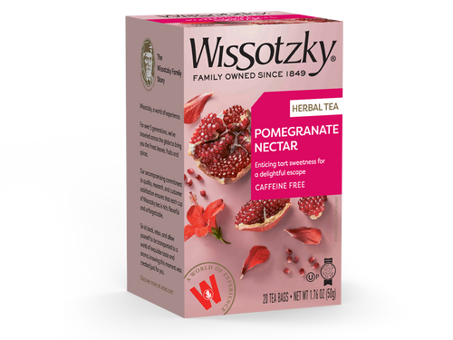 Wissotzky, Herbal Tea, Pomegranate Flavored 20pk