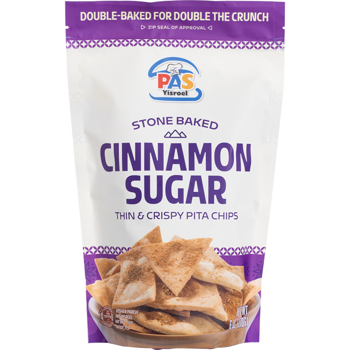 Pas Yisrael Cinnamon Sugar Pita Chips 170g - Delightfully Crisp Sweet Treat