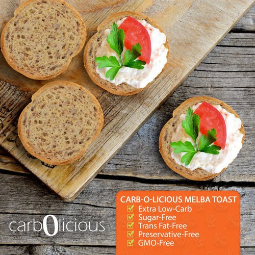 Carb-0-licious Plain Melba Toast