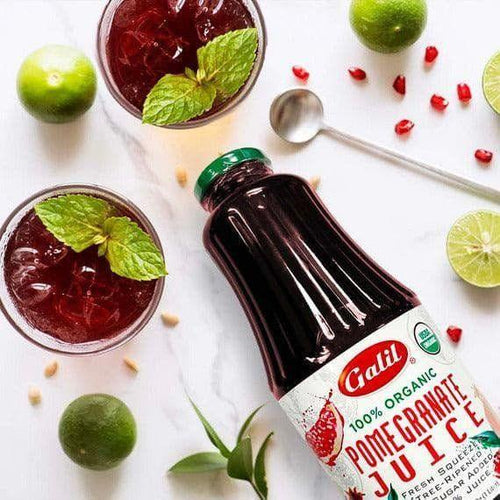 Galil Organic 100% Pomegranate Juice 33.8 oz - Pure Elixir