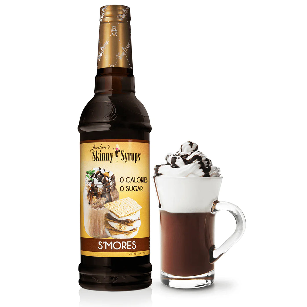 Skinny Mixes Sirop S'mores sans sucre - Sans calories - 0 g de glucides nets - Sans gluten