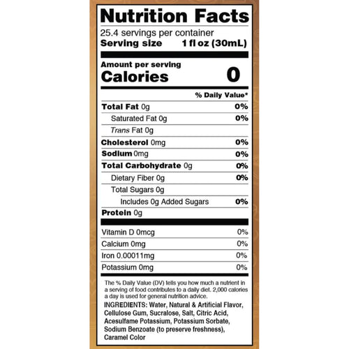 Skinny Mixes Sugar Free S'mores Syrup - Calorie Free - 0g Net Carb - Gluten Free