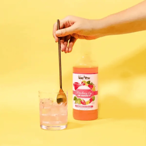 Skinny Mixes Sugar Free Strawberry Key Lime Margarita Syrup - Gluten Free - Non GMO