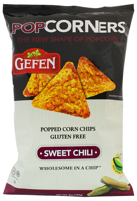 Gefen Sweet Chili Popcorners - 142g, All Natural, Gluten-Free