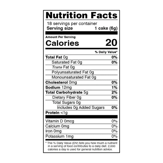 Galil Thin Corn Cakes with Sea Salt - 100g, Non-GMO, Vegan, Low Fat, Gluten-Free