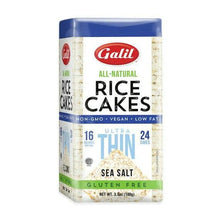 Charger l&#39;image dans la galerie, Galil Galil Ultra Thin Square Salted Rice Cakes - Sans gluten - Végétalien - Sans OGM - Faible en gras
