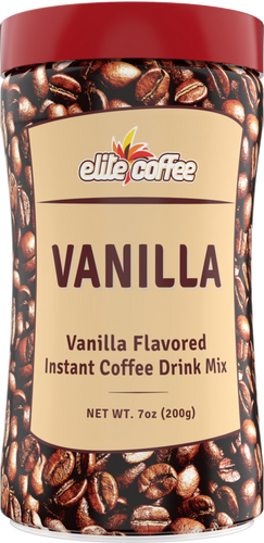 Elite Vanilla Coffee 200g - Roasted Blend for Coffee & More