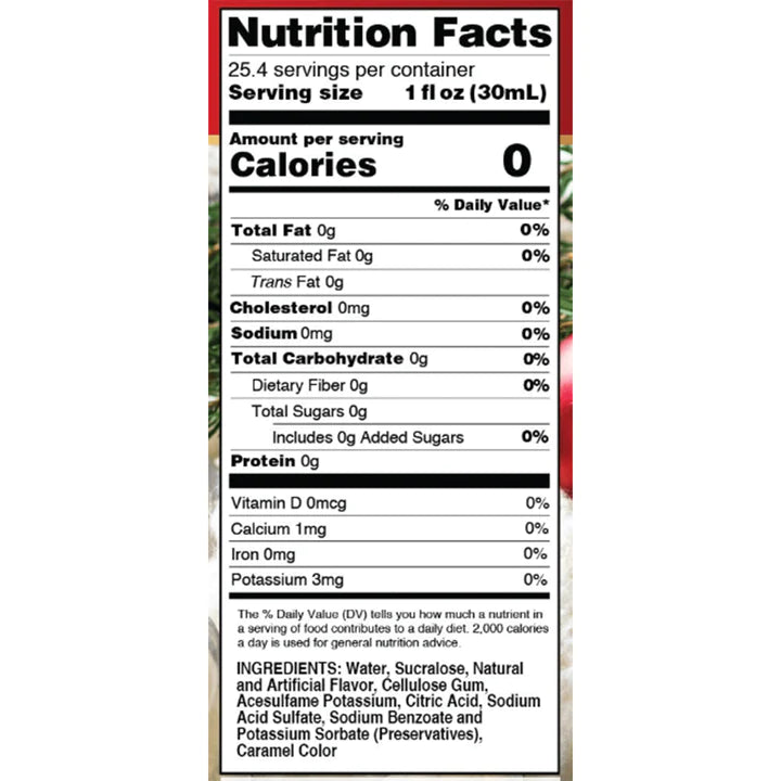 Skinny Mixes Sugar Free White Chocolate Mocha Syrup - Calorie Free - Non GMO