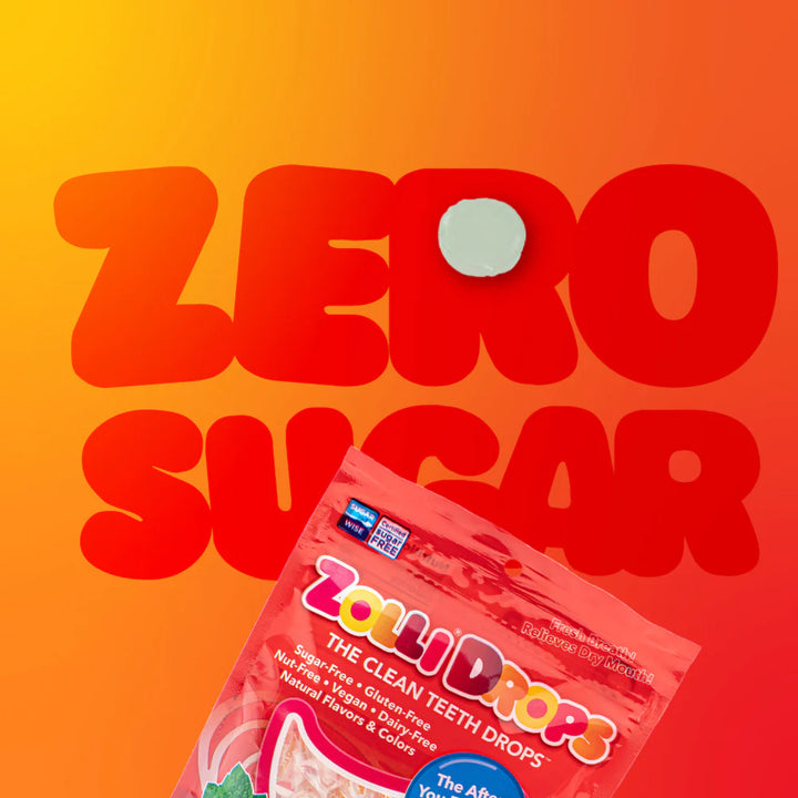 Zolli Drops Peppermint Flavor - Refreshing Delight (1.6 oz) | Sugar-Free, Gluten-Free, Nut-Free, Vegan, Keto-Friendly, Dairy-Free, Natural Flavors & Colors