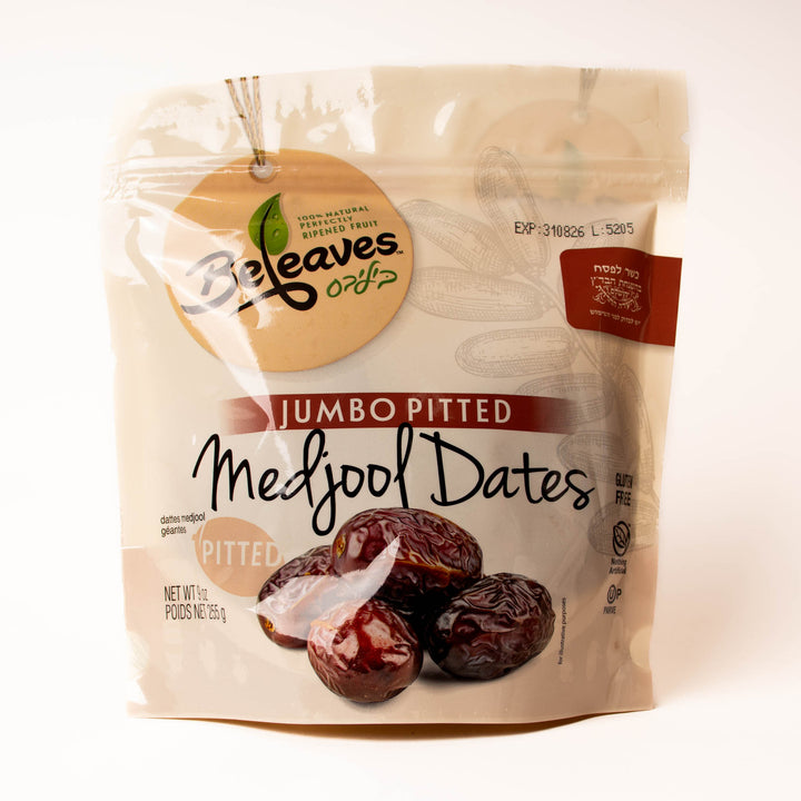 Beleaves Jumbo Medjool Dates – Premium Quality, Pitted, 9 Oz (255 gram)