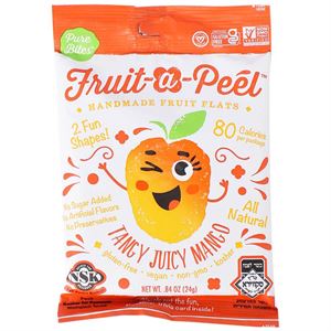 Fruit a Peel Tangy Juicy Mango Fruit Flats 26g - Handcrafted Tropical Snack