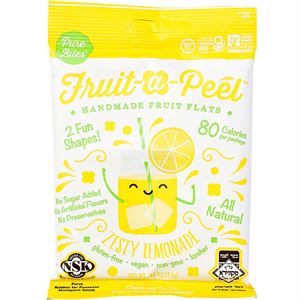 Fruit a Peel Zesty Lemonade Fruit Flats 26g - Handcrafted Citrus Snack