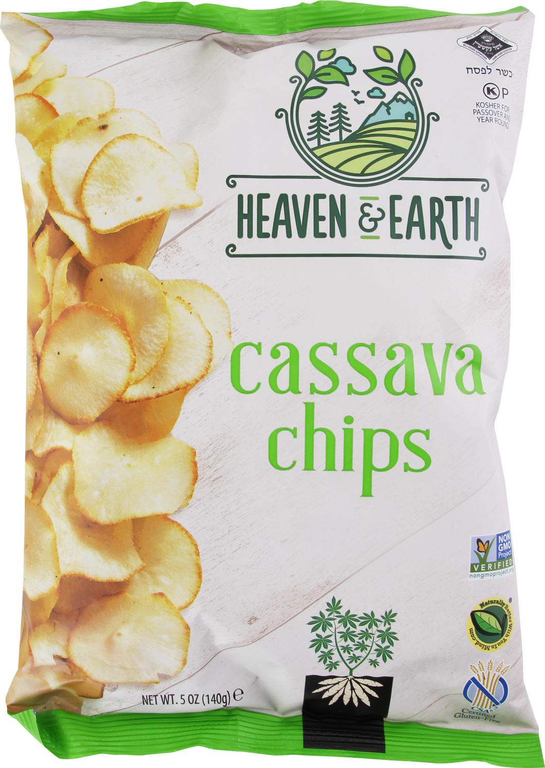 Croustilles Heaven & Earth, manioc, 5 oz