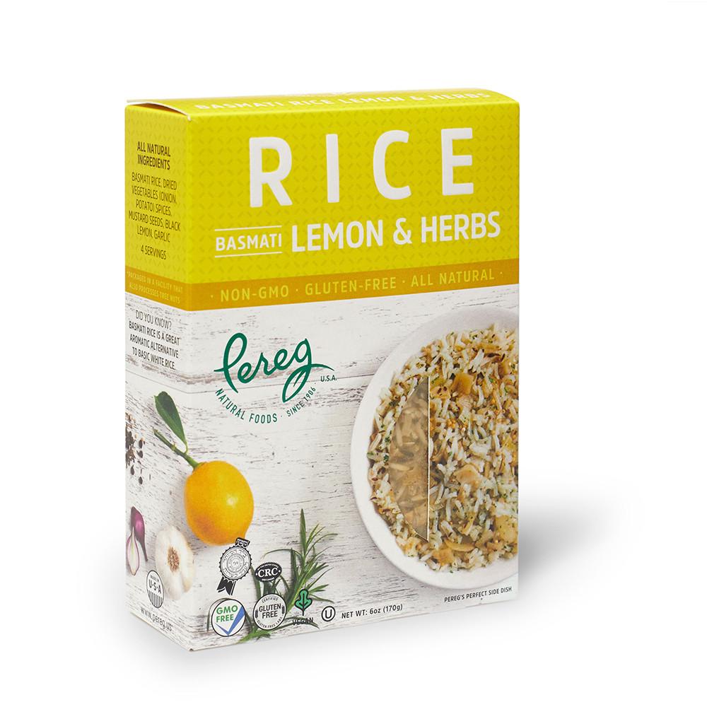 Pereg Basmati Rice, Lemon & Herbs, 6 oz
