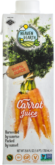 Heaven & Earth Carrot Juice - 750ml | Pure Goodness in Every Sip