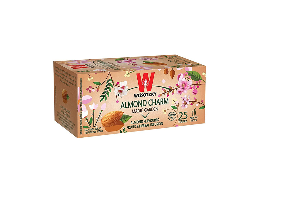 Wissotzky, Herbal Tea, Almond Flavored 20pk