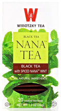 Load image into Gallery viewer, Wissotzky, Black Tea, Spiced Mint Flavored 20pk
