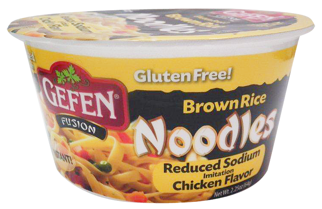 Gefen, Brown Rice Noodle Soup, Chicken Flavor, Reduced Sodium