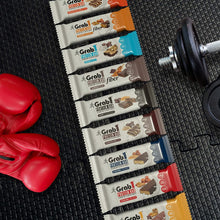 Load image into Gallery viewer, Grab1, Protein Bar, Caramel Crunch No Sugar Added, 4 bars
