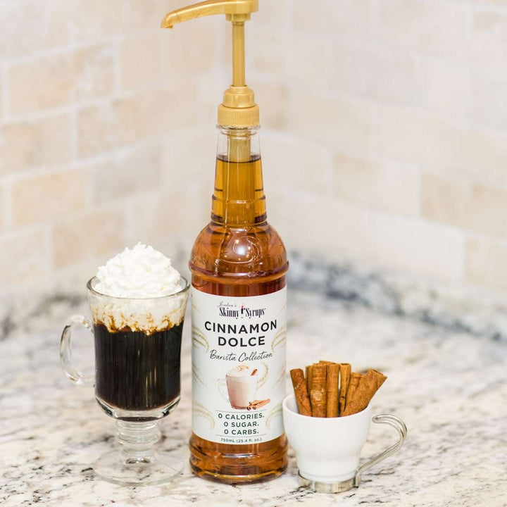 Skinny Mixes Sugar-Free Cinnamon Dolce Syrup (750ml) : Magic in a Bottle