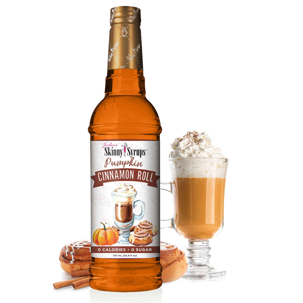 Skinny Mixes Sugar Free Pumpkin Cinnamon Roll Syrup - 750ml: Autumn Bliss, Guilt-Free Indulgence