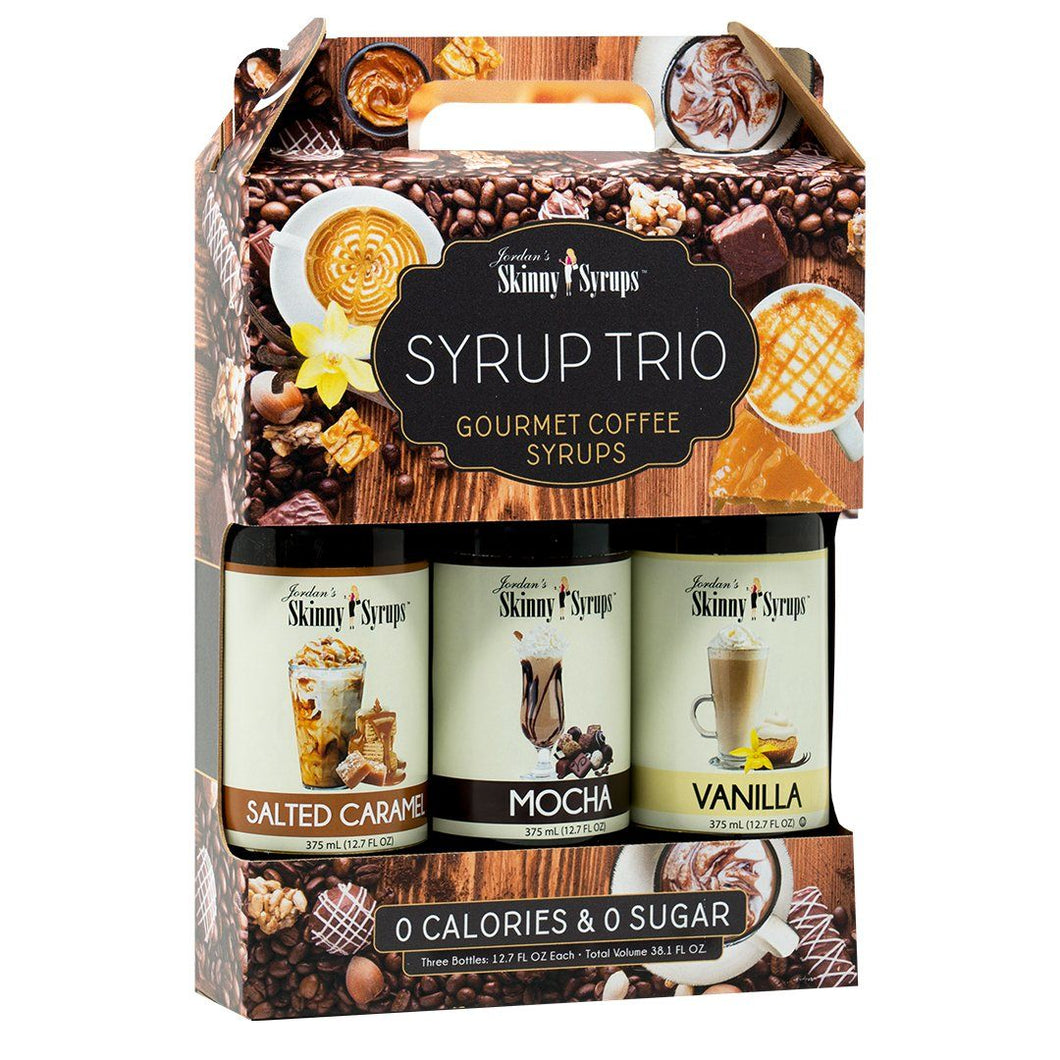 Skinny Mixes, sirop sans sucre, trio de sirop classique, (3) bouteilles de 375 ml