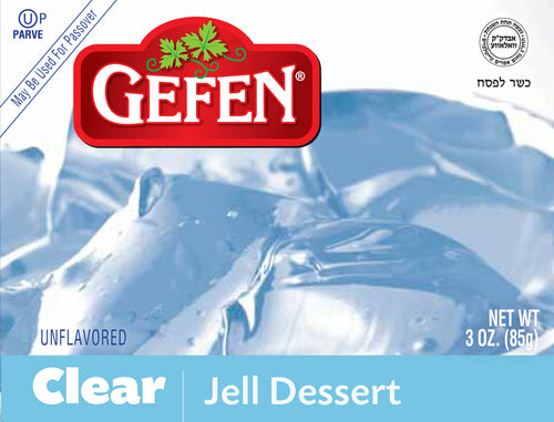Gefen, gelée claire sans saveur