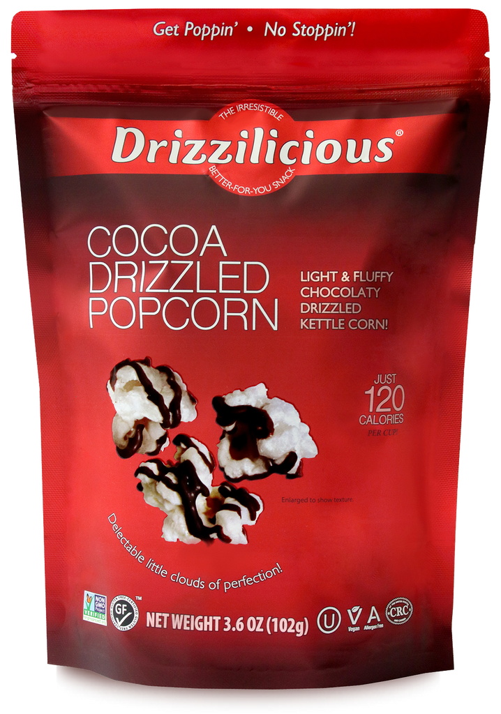 Drizzilicious, Cocoa Drizzled Popcorn