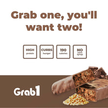 Load image into Gallery viewer, Grab1, Protein Bar Sugar Free, Dark Chocolate, 4 bars
