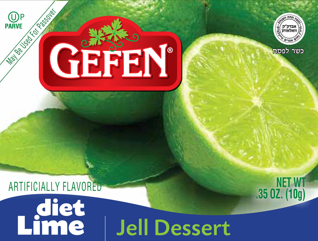 Gefen, dessert diététique à la gelée de citron vert