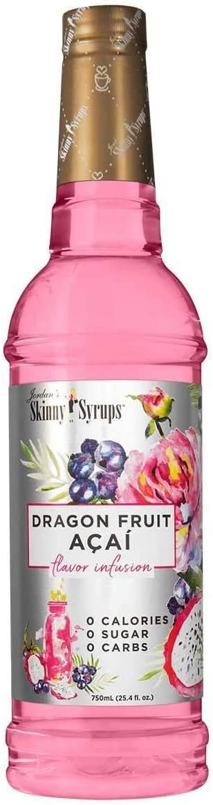 Skinny Mixes Sugar Free Dragon Fruit Acai Syrup - 750ml: Exotic Flavor with Zero Guilt