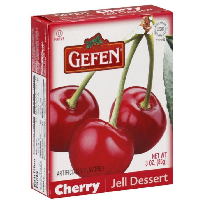 Gefen, dessert à la gelée de cerises
