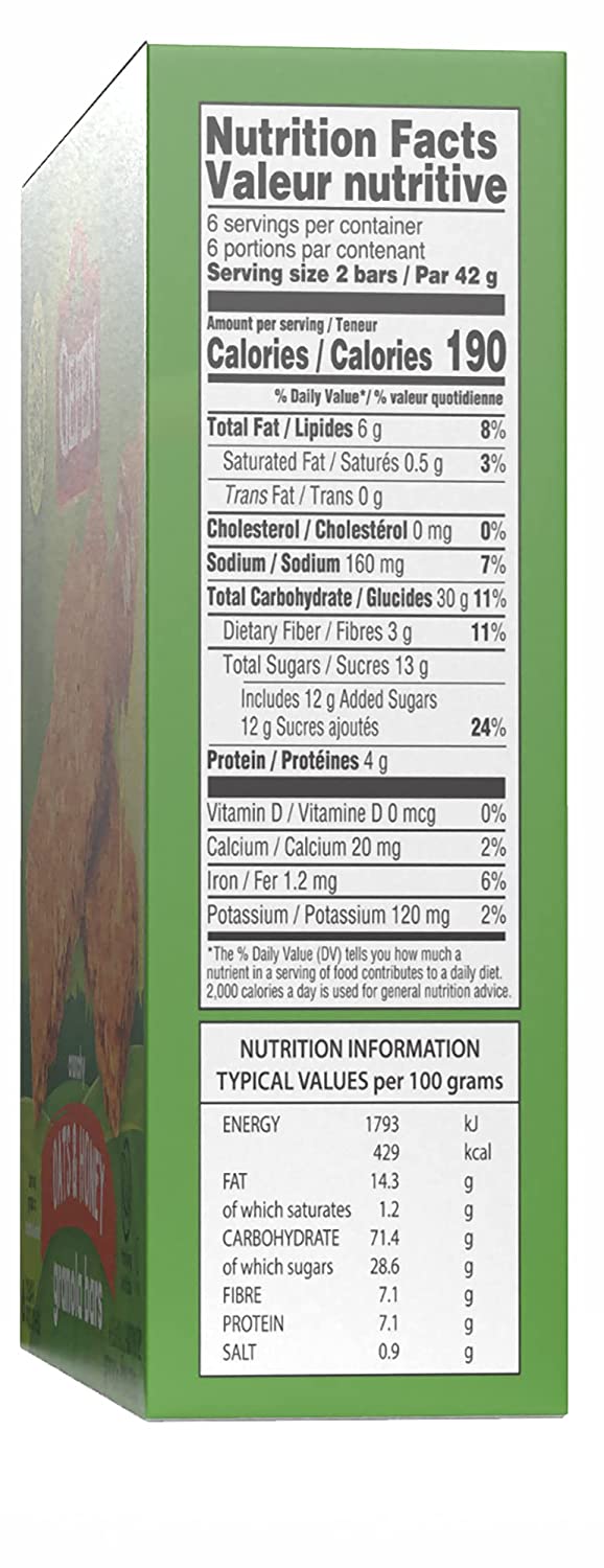 Gefen, Oats & Honey Granola Bars, 12pk