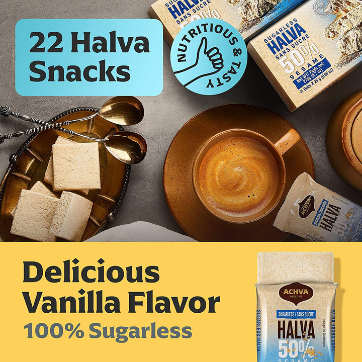 Achva, Halva Snacks, Coffret cadeau, Sans sucre 