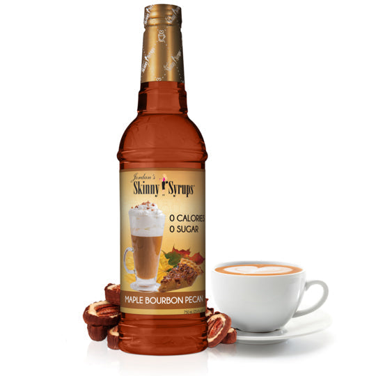 Skinny Mixes Sugar-Free Maple Bourbon Pecan Syrup - A Symphony of Flavor, 750ml