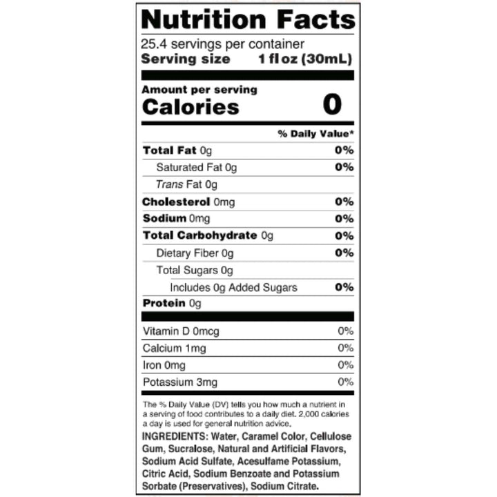 Skinny Mixes, sirop sans sucre, beignet à l'érable, 750 ml