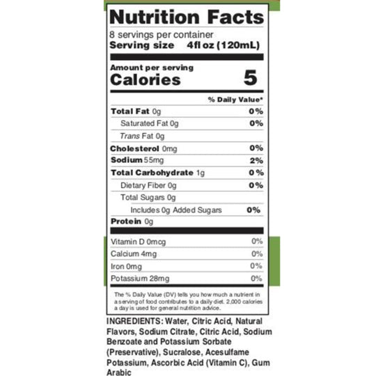 Skinny Mixes Sugar Free Mojito Cocktail Mix - 946ml: Zero Sugar, Just 5 Calories, Under 5 Carbs, and Non-Alcoholic