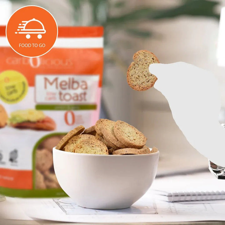 Carb-0-licious Onion & Garlic Melba Toast