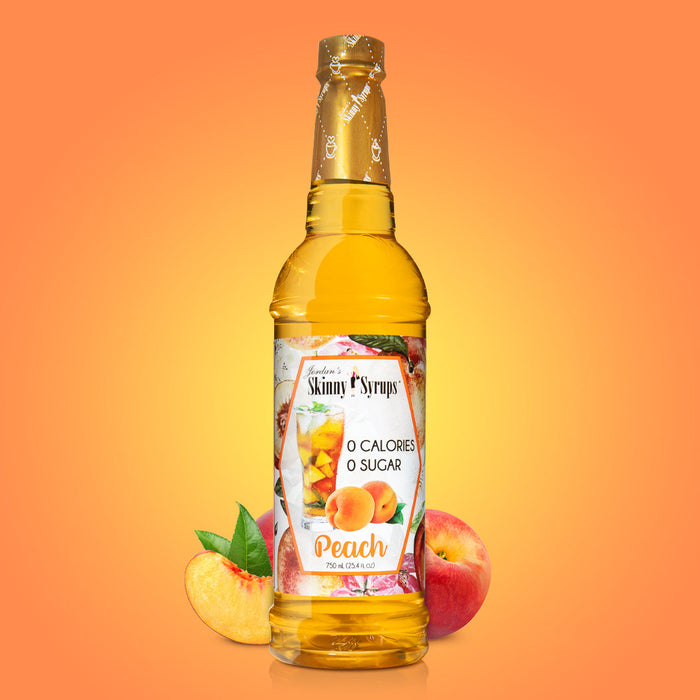 Skinny Mixes Sugar Free Peach Syrup - 750ml: Orchard-Fresh Sweetness, Guilt-Free