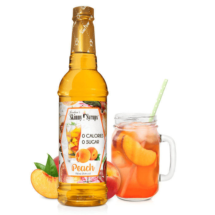 Skinny Mixes Sugar Free Peach Syrup - 750ml: Orchard-Fresh Sweetness, Guilt-Free